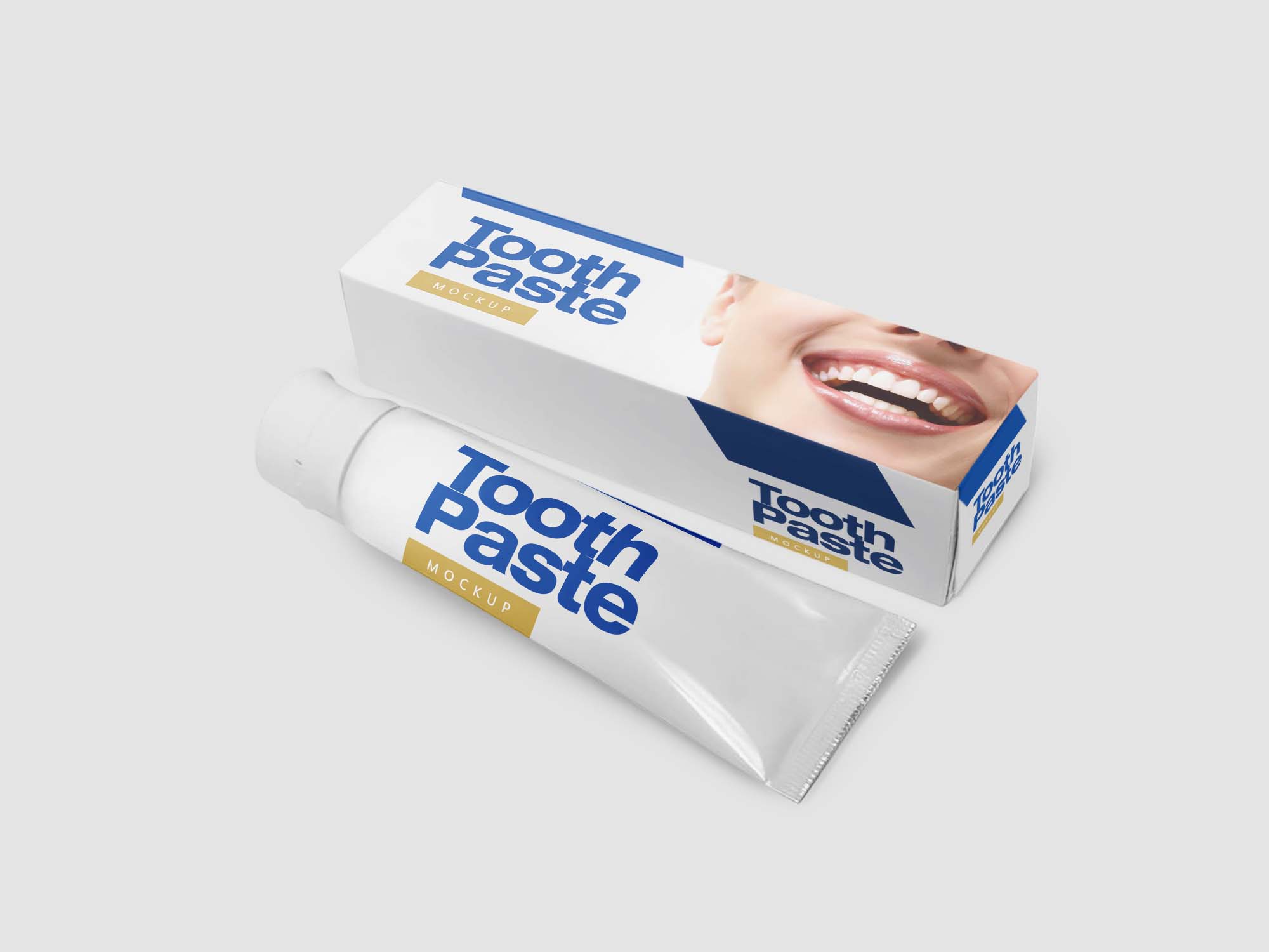 Free Toothpaste Mockup (PSD)