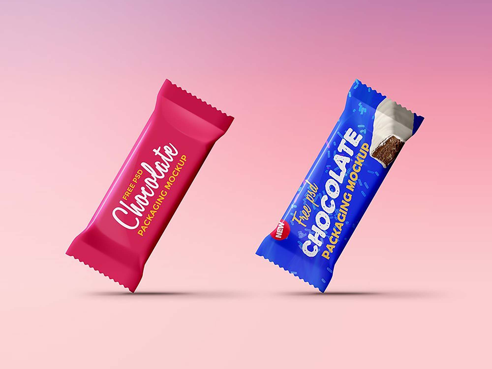 Free Chocolate Packaging Mockup (PSD)