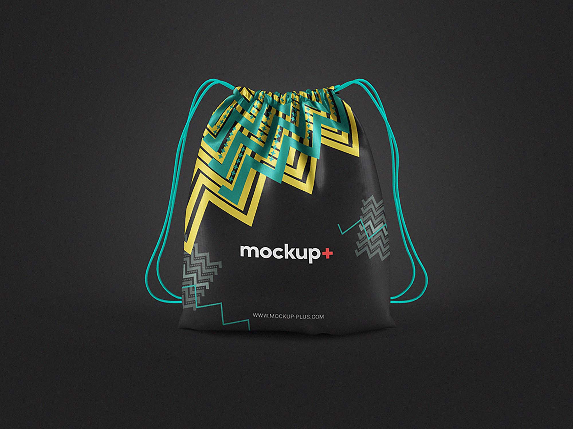 Free Drawstring Bag Mockup (PSD)