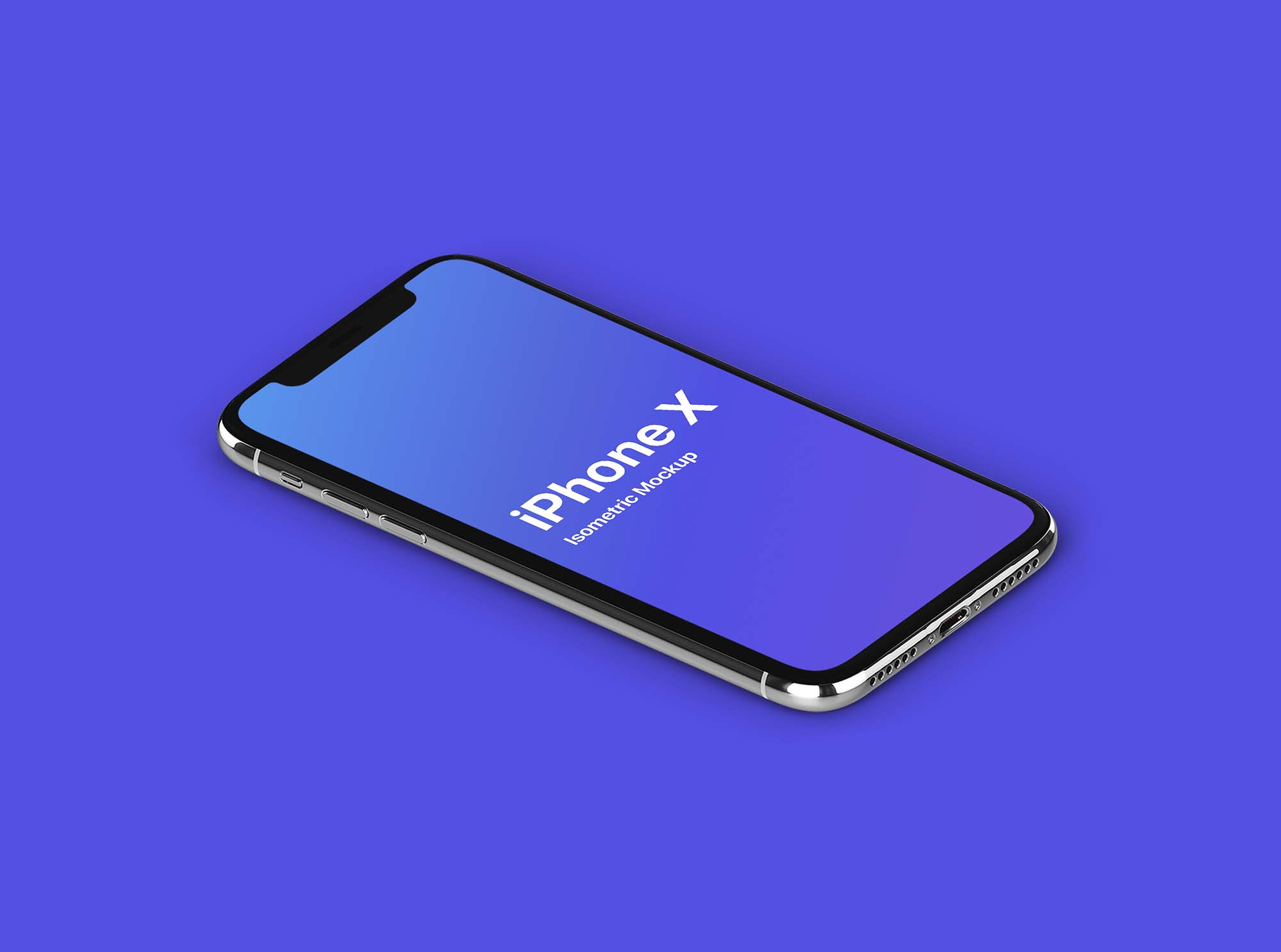 Free iPhone X Design Perspective Mockup (PSD)