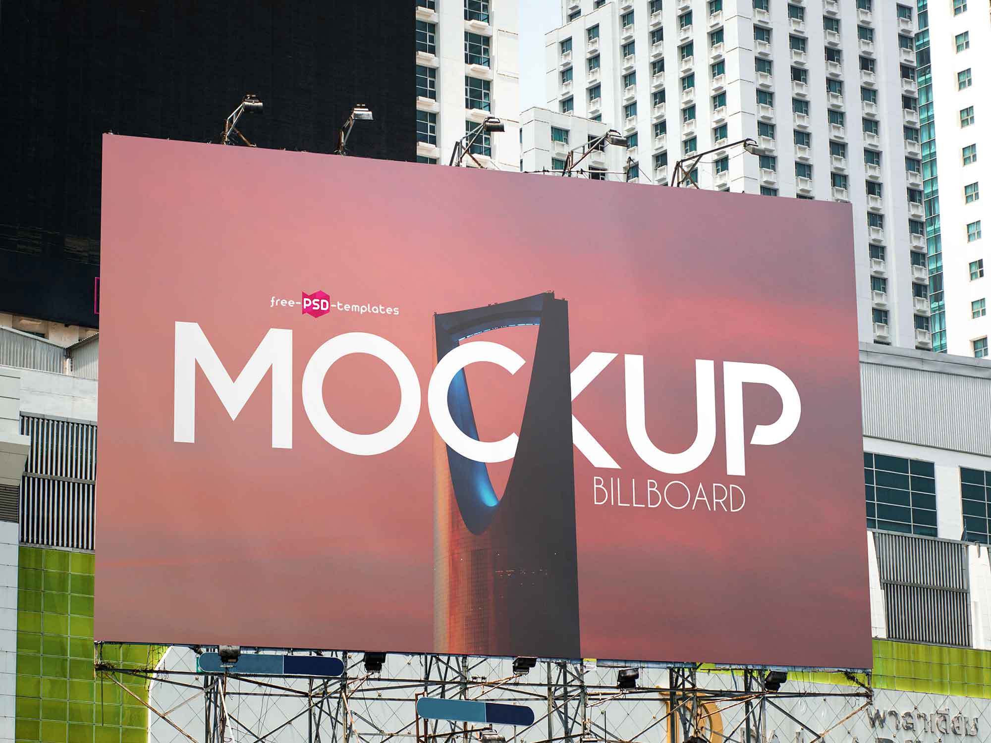 2 Free Billboard Mockups (PSD)