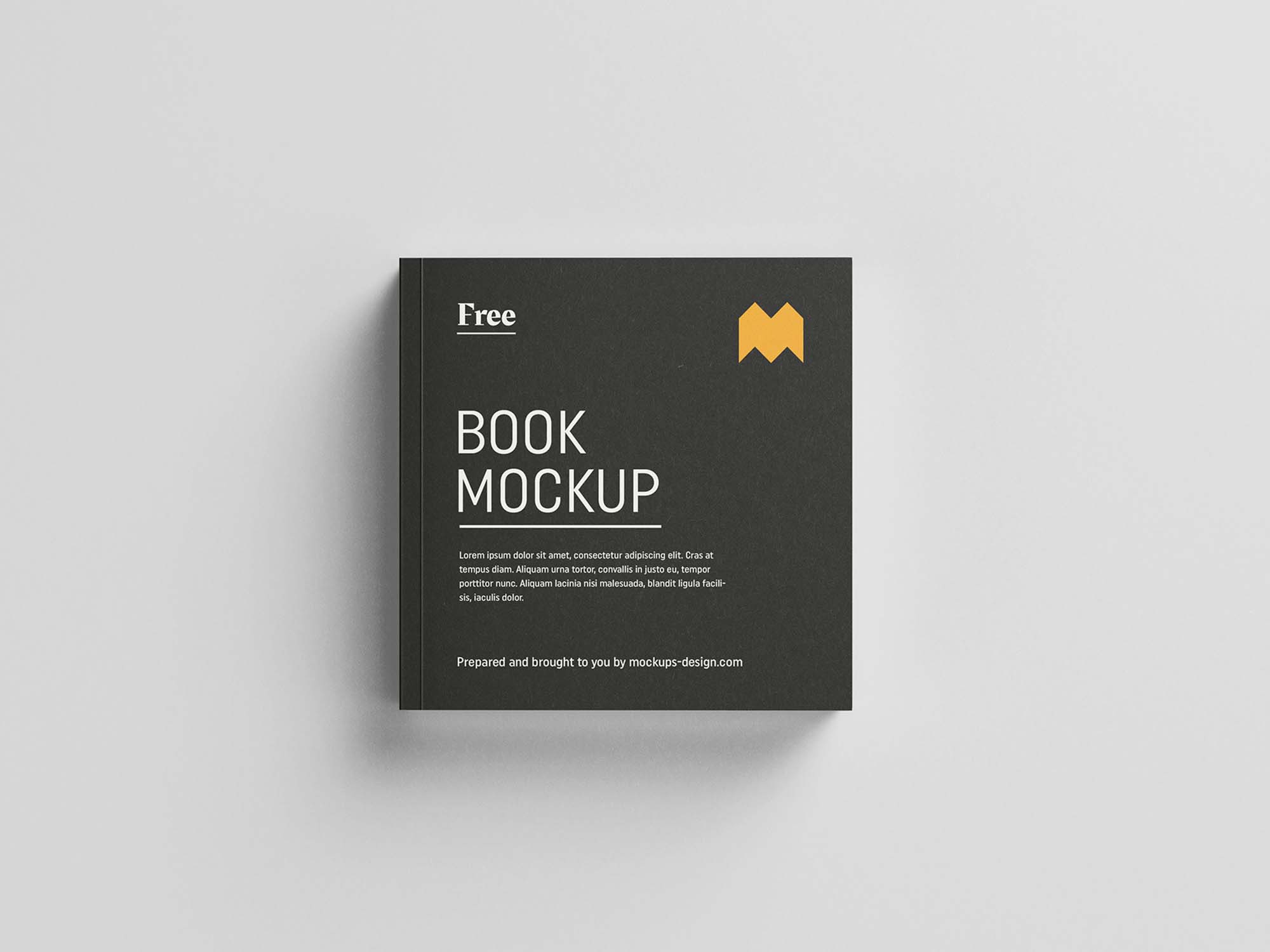 8 Free Square Book Mockup (PSD)