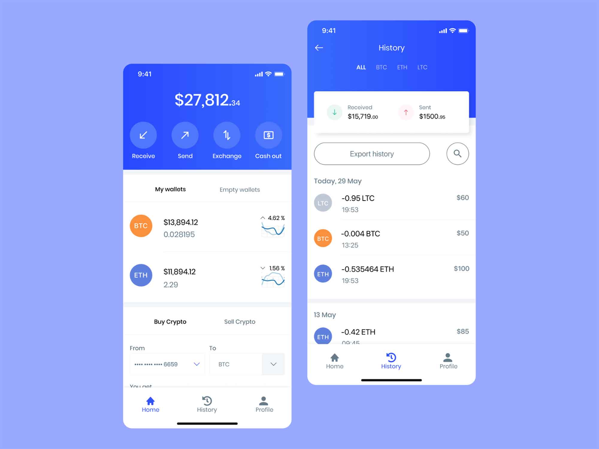 Free Crypto Exchange App Template (FIG)