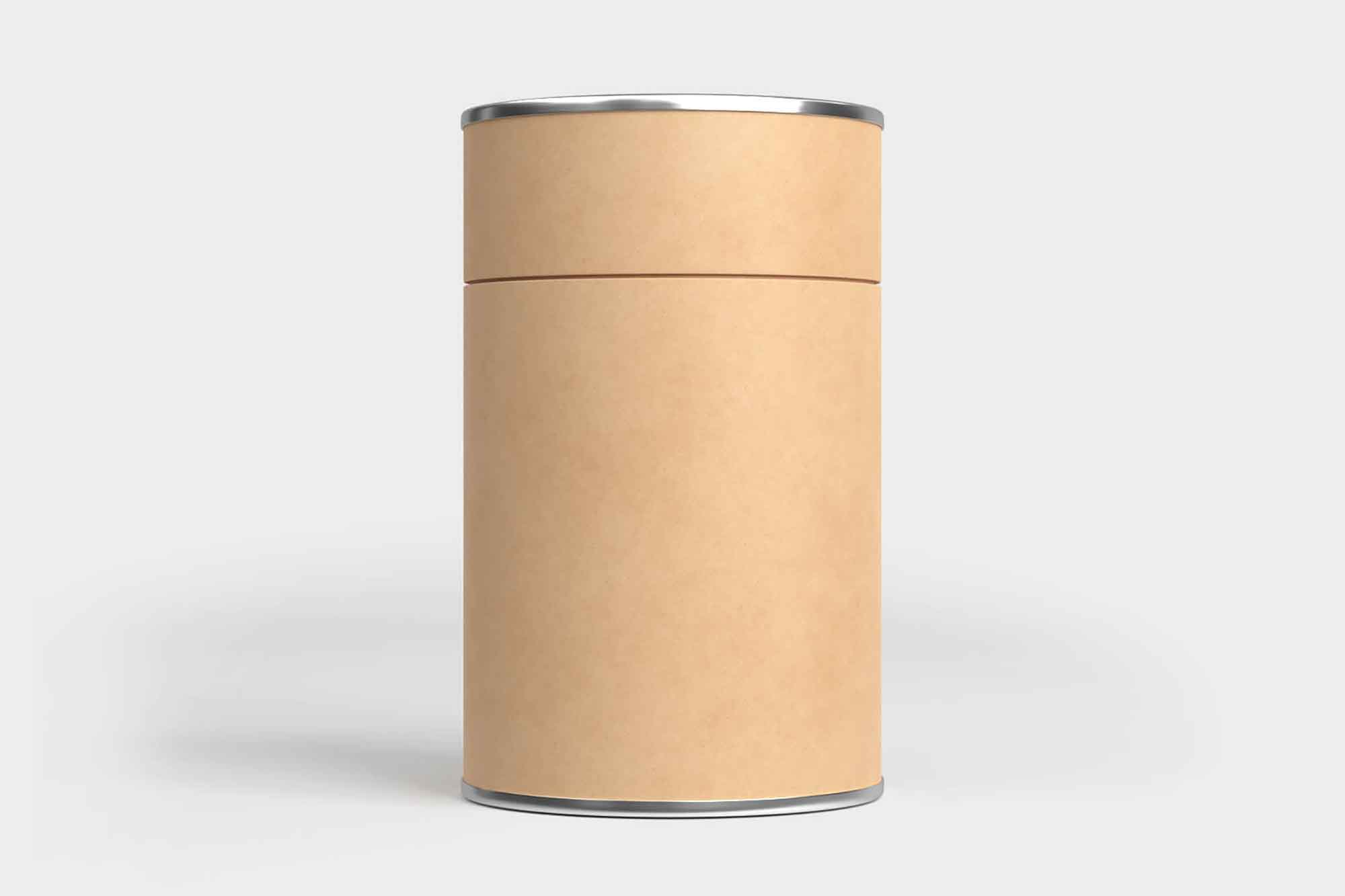 Free Paper Tube Mockup Template (PSD)