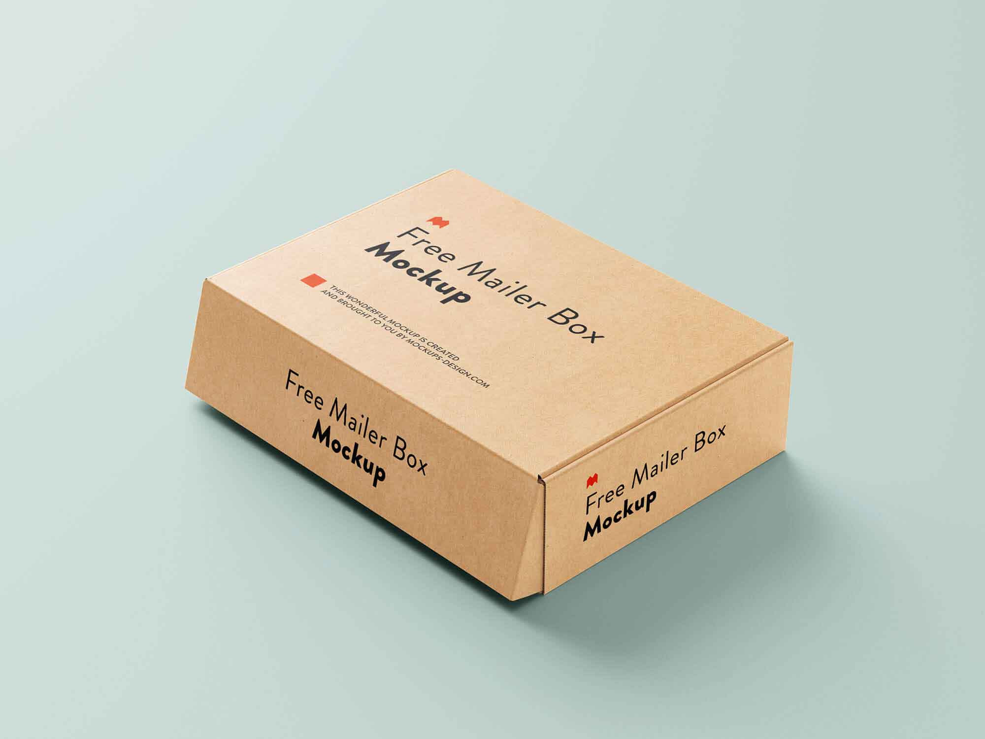 Delivery Box Mockup (PSD)