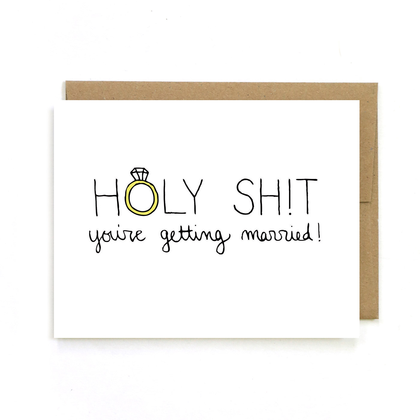 You're Getting Married Card Unblushing