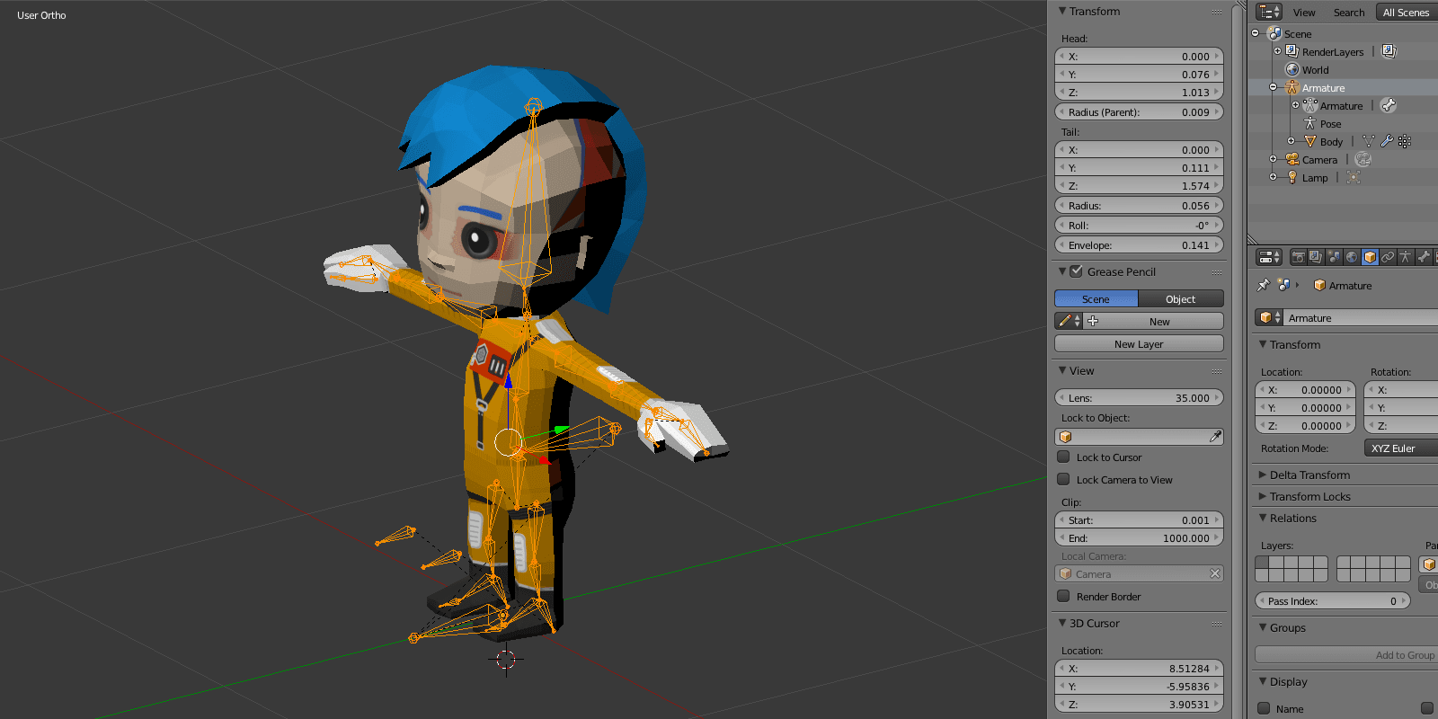 Unboring Workflow Animation from Blender to three.js