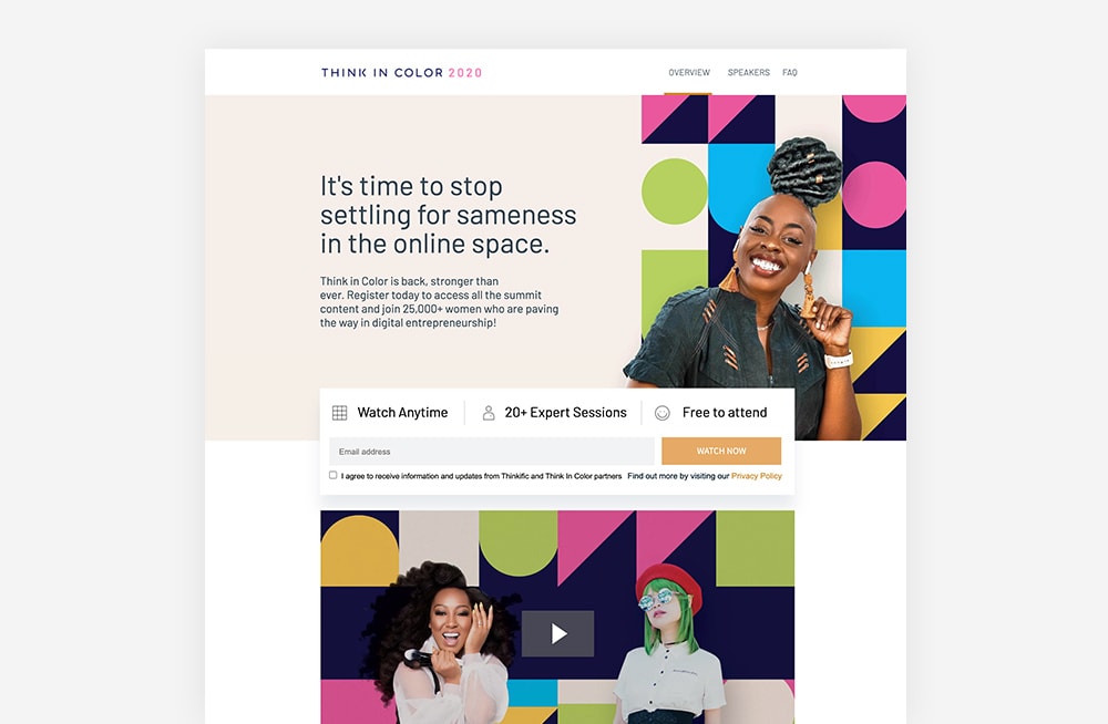 8 Event landing page examples that drive interest and ticket sales