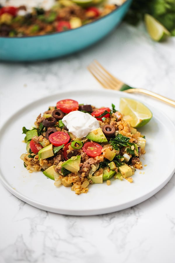 One pot taco skillet