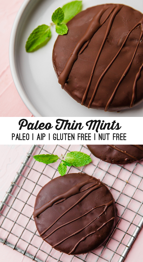 Paleo Thin Mint Cookies