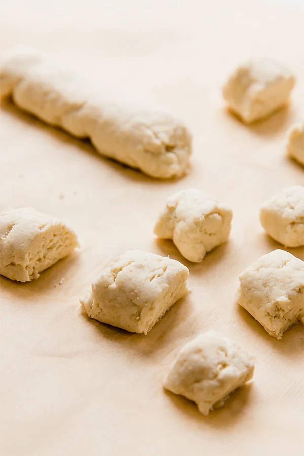 Gnocchi in process