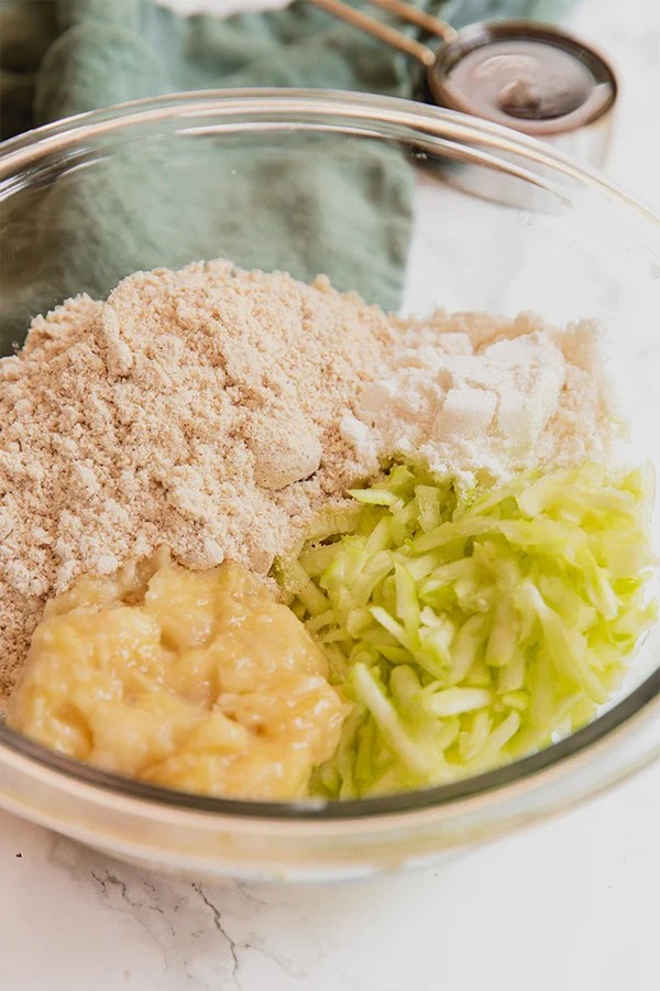 zucchini muffin ingredients
