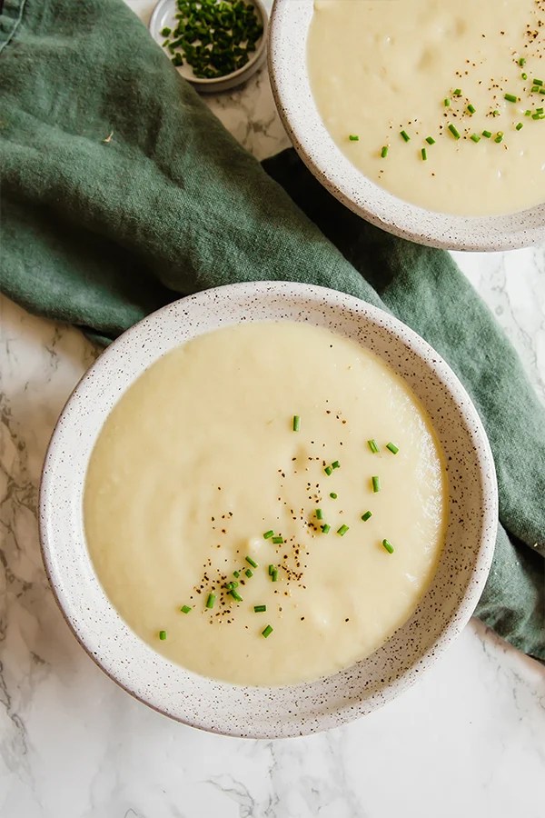 Sweet potato leek soup