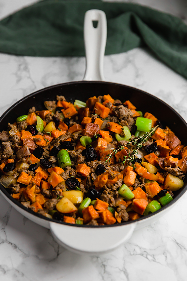 Sweet Potato Sausage Stuffing