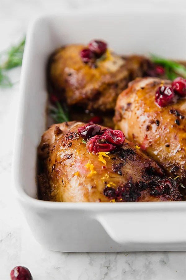 Cranberry Chicken Thighs