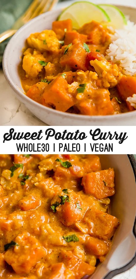 Sweet Potato Cauliflower Curry