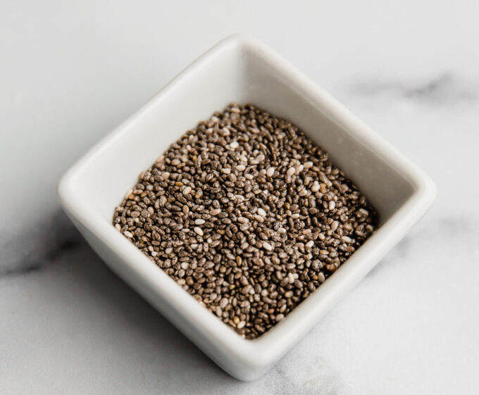 chia egg in bowl
