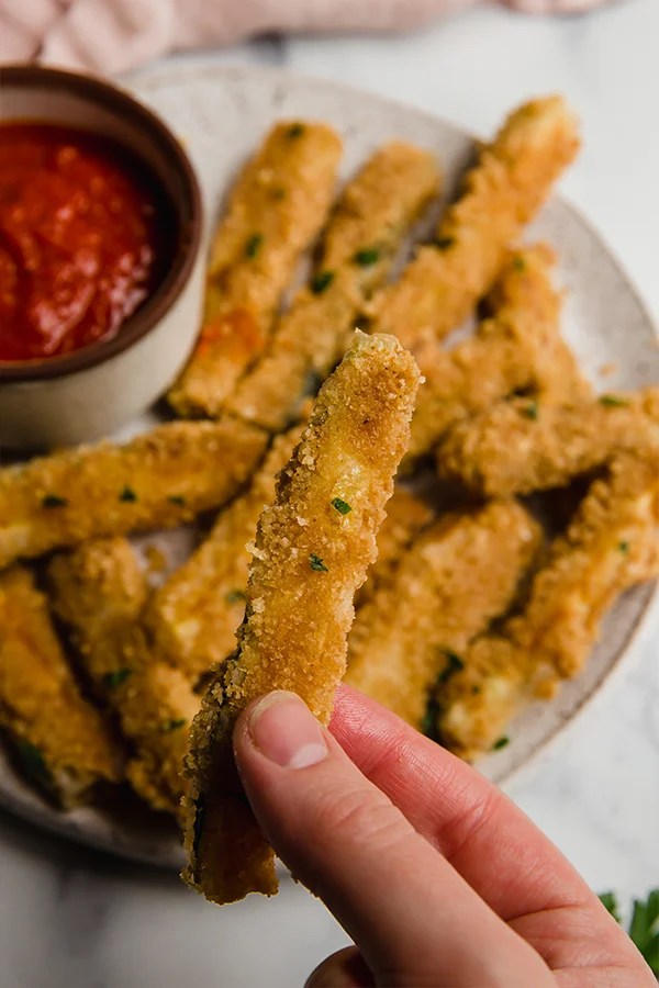 One pork panko zucchini fry