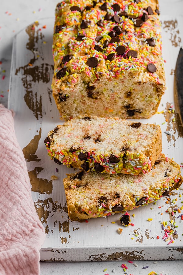 Gluten and Dairy Free Chocolate Chip Ice Cream Bread Unbound Wellness