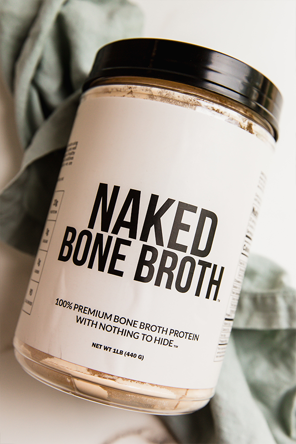 Container of Naked Bone Broth.