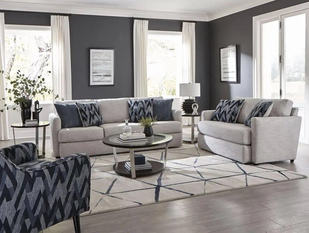 Albany Sofa and Love Seat Destin Oyster Unclaimed Freight Discount