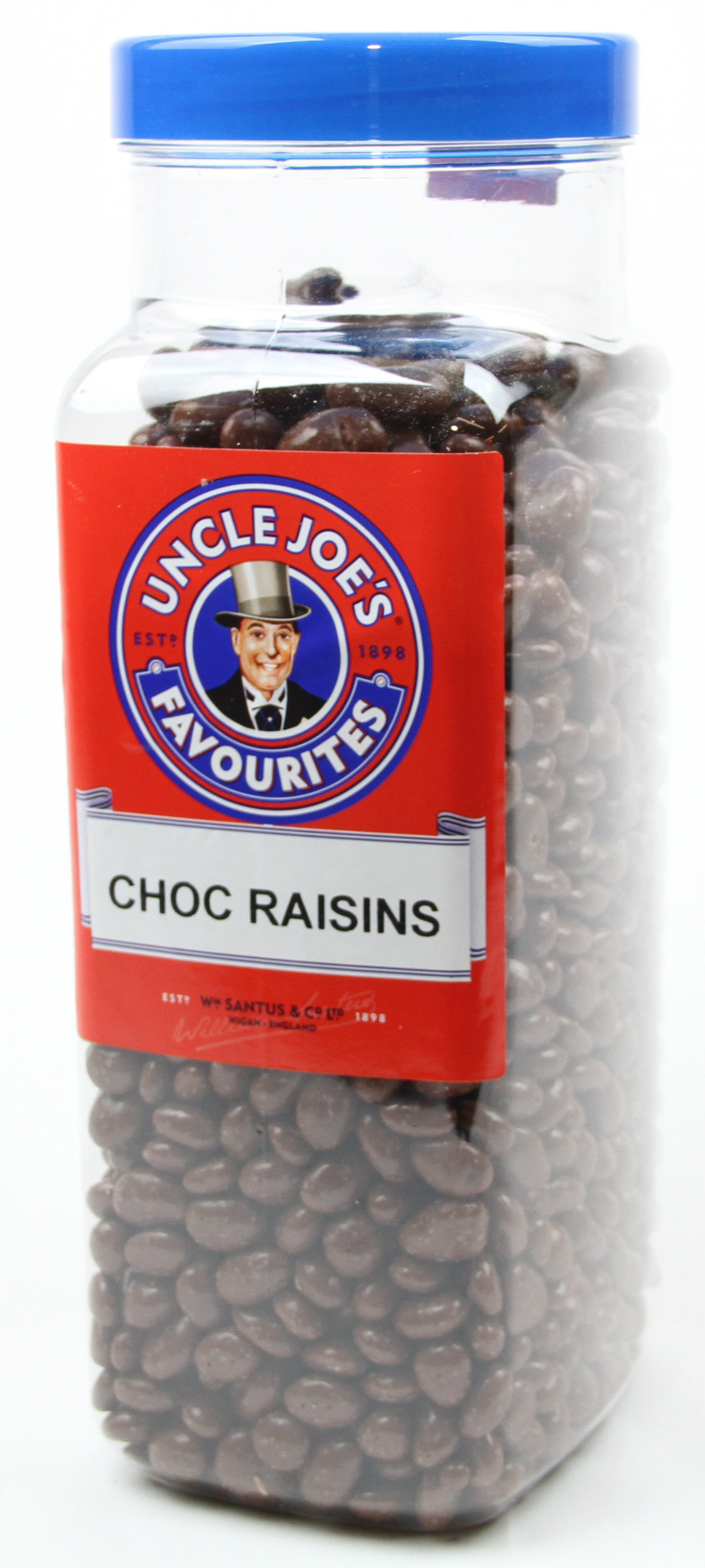 Choc Covered Raisins 2.7kg Jar Uncle Joes