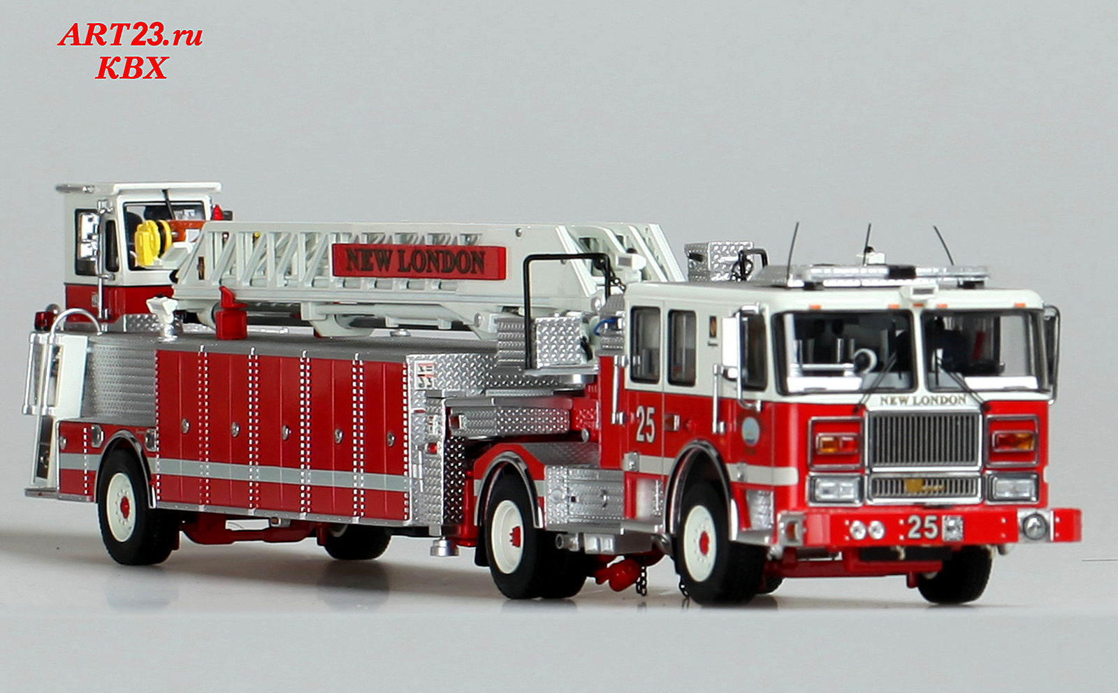Seagrave TDA, chassis Marauder II, «New London» fire escapesemi