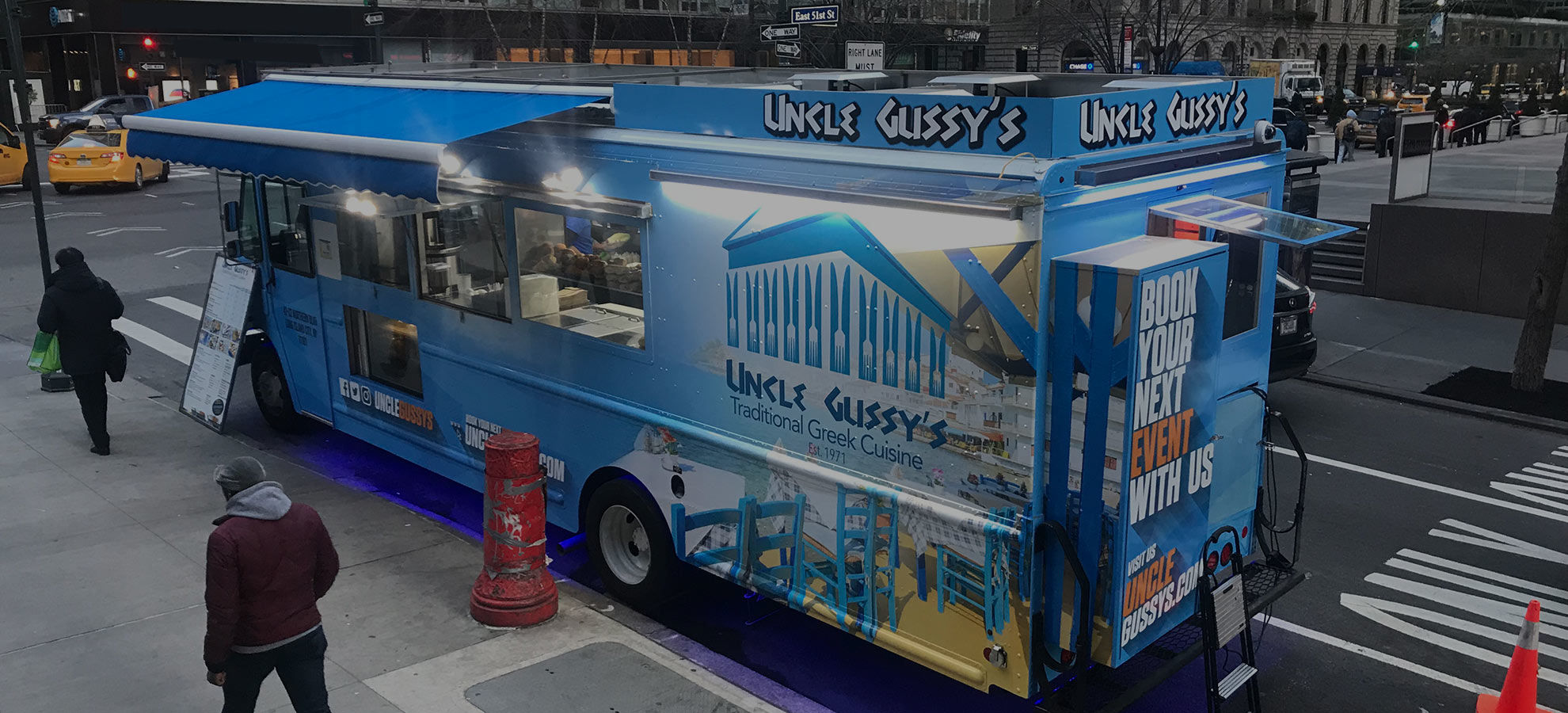 Uncle Gussy's Greek food truck