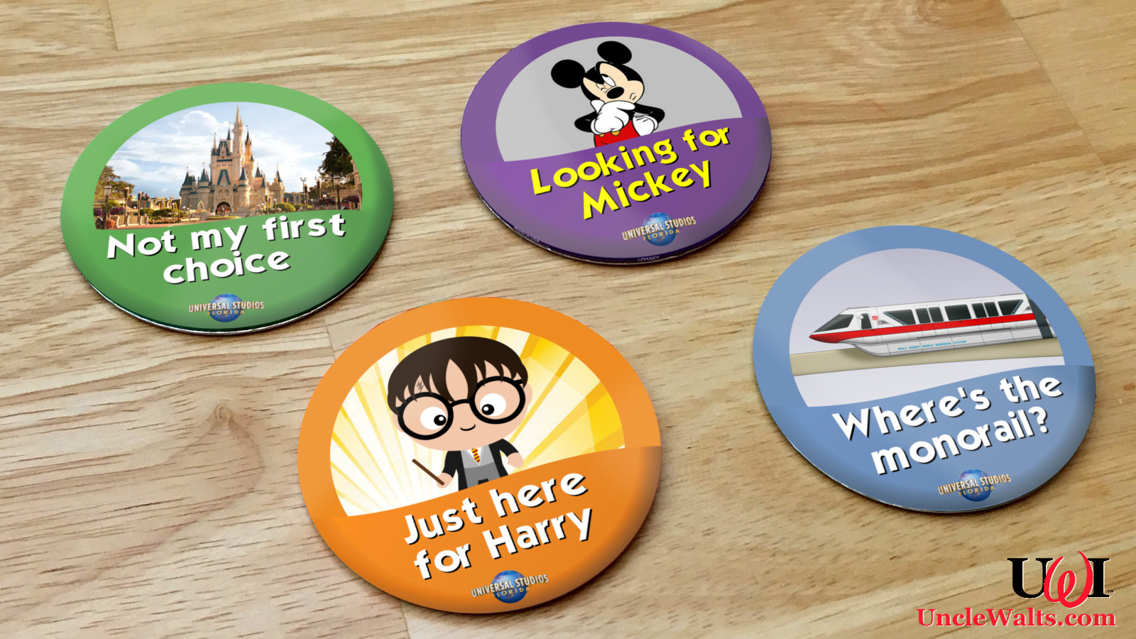 Universal Studios to offer free buttons Uncle Walt's Insider
