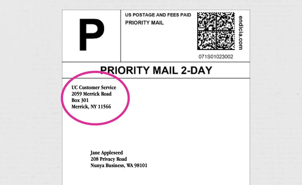 Unclockable Discreet Shipping & Billing