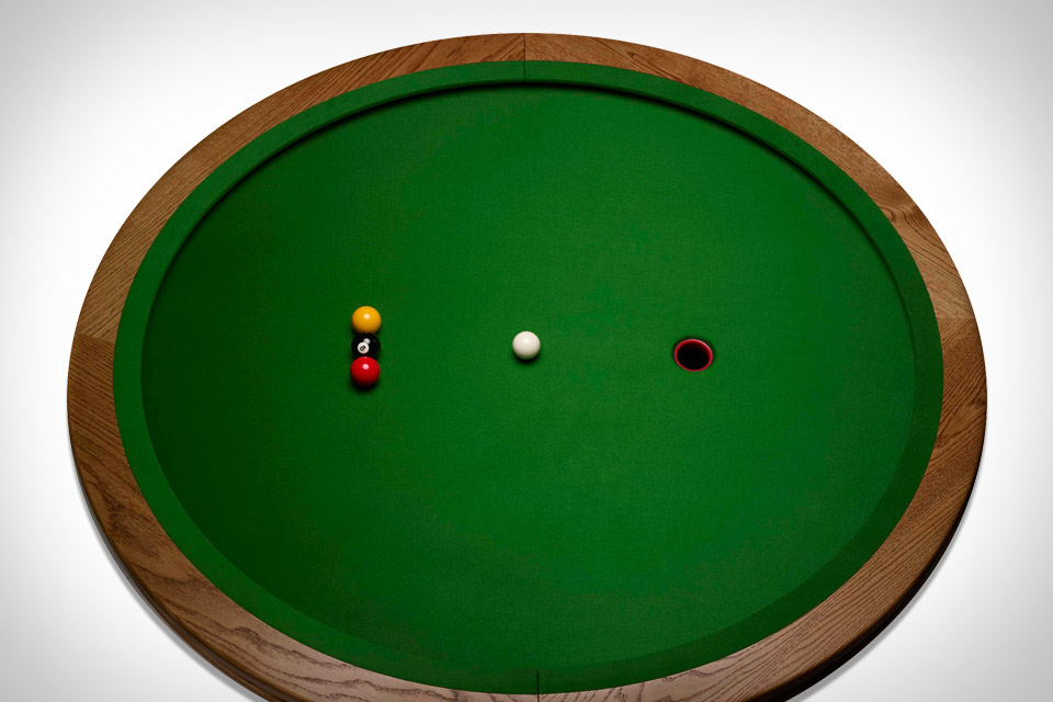 Loop Elliptical Pool Table Uncrate