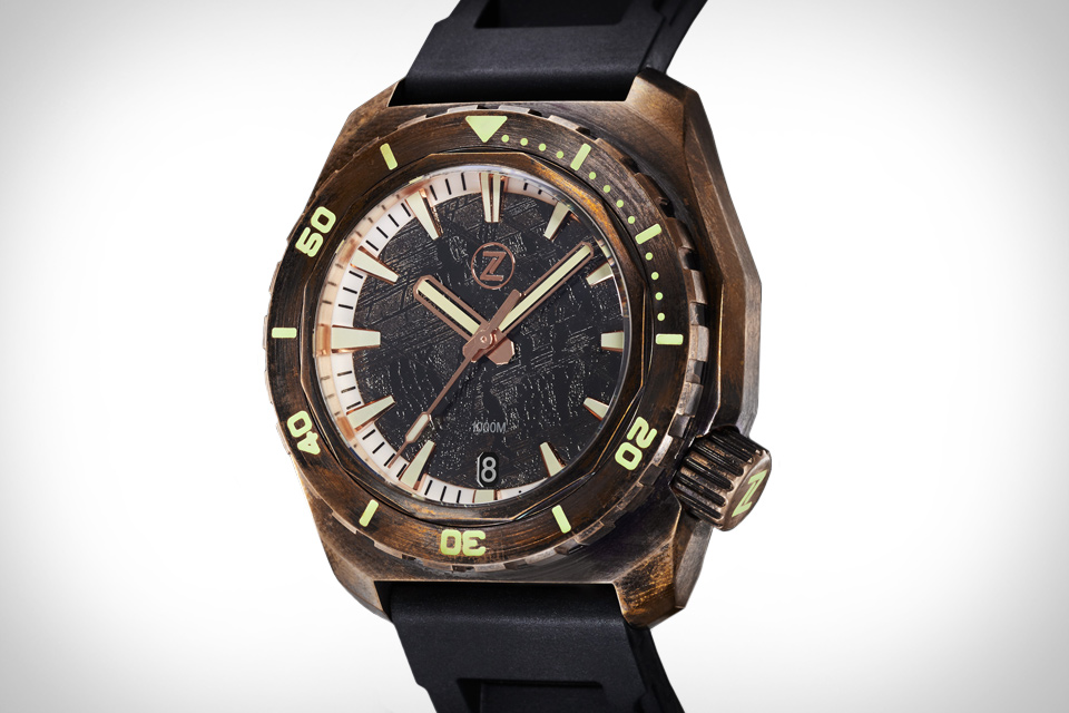 Zelos Hammerhead Bronze Watch Uncrate