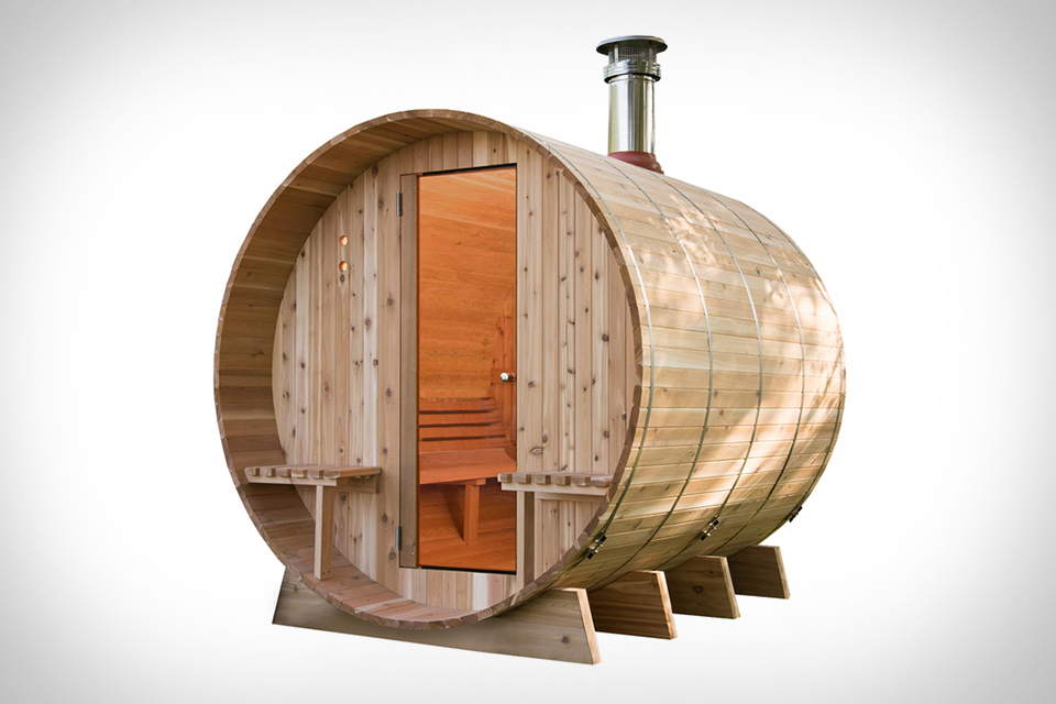 Grandview Barrel Sauna Uncrate