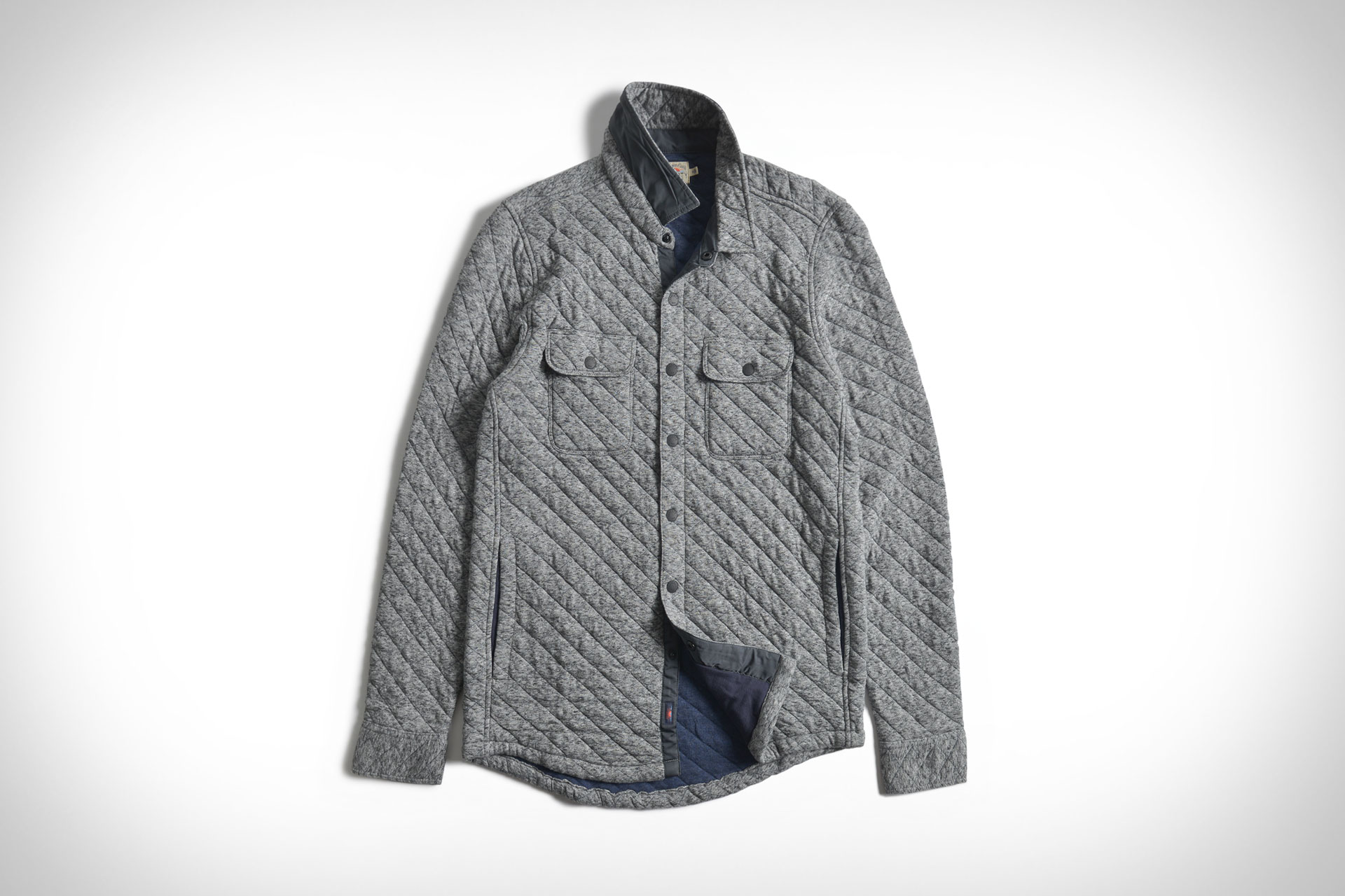 Faherty Epic Quilted Shirt Jacket Uncrate