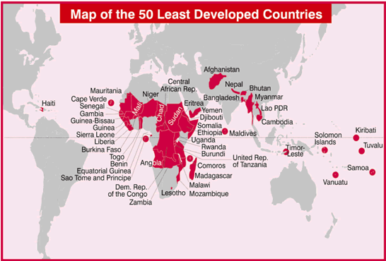 List Of 2023 Least Developed Countries The World´s 50 Least Developed Countries At A Glance | Unctad