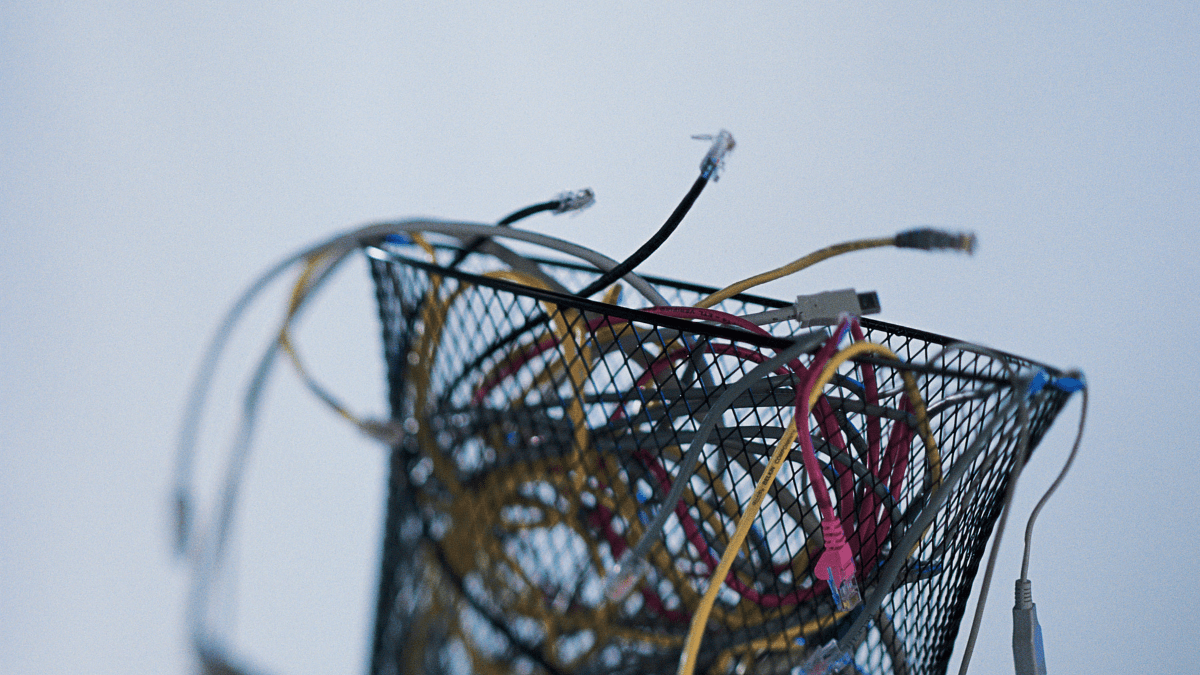 Using Cable Baskets to Improve Functionality and Storage Options at