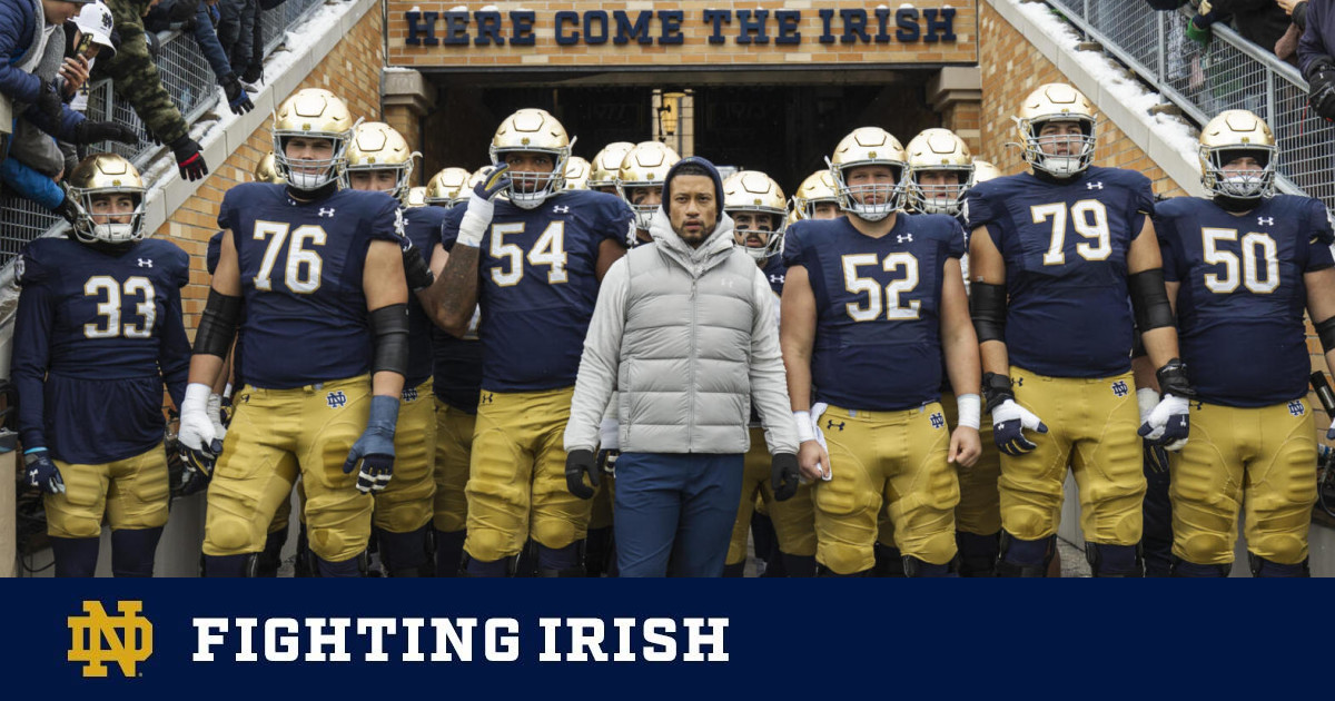 ‘The Bumpy Road’ Works For The Irish Notre Dame Fighting Irish
