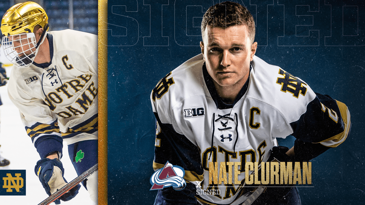 Clurman Signs With The Colorado Avalanche Notre Dame Fighting Irish Official Athletics Website