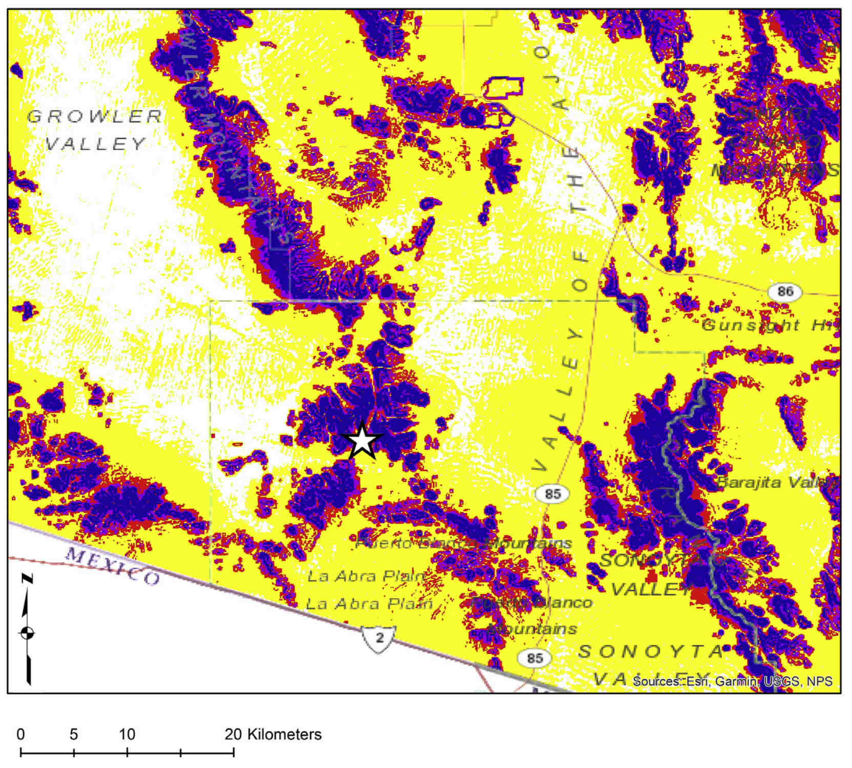 Arizona Sonoran Desert Map vlr.eng.br