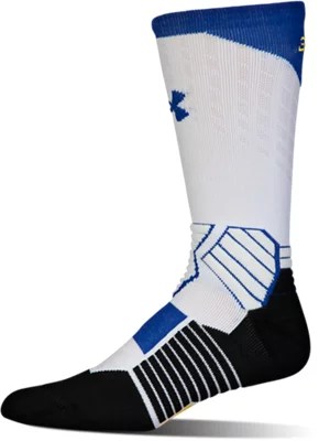 UNDER ARMOUR STEPH CURRY SC30 DRIVE SOCKS LARGE 912.5 STEPHEN WARRIORS