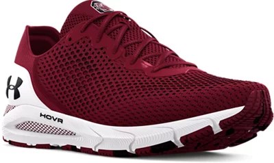 Women's Under Armour Red Wisconsin Badgers HOVR Sonic Running Shoe