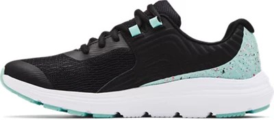 Girls' Grade School UA Outhustle Print Running Shoes Under Armour