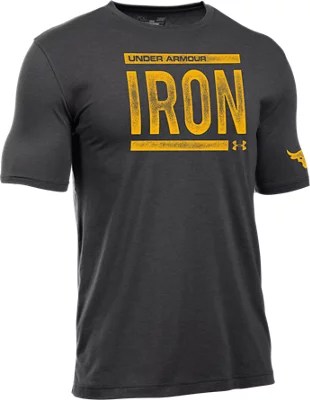 Men's UA x Project Rock Iron TShirt Under Armour US