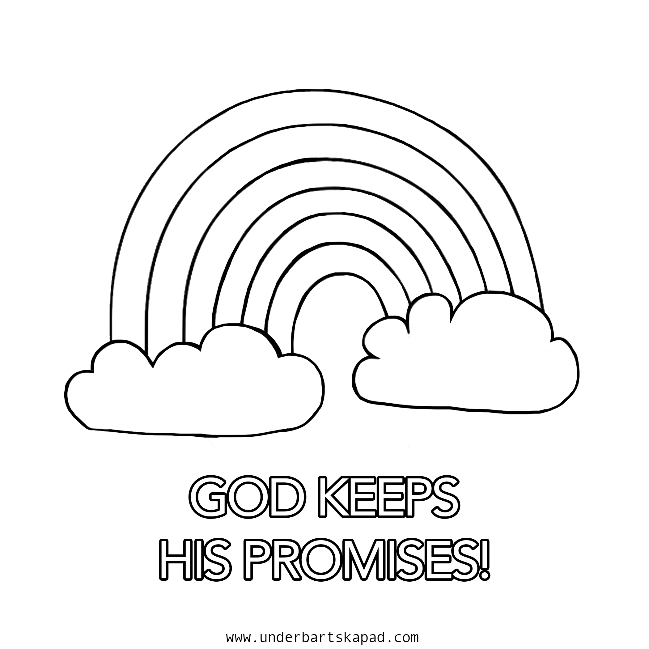 Printable Coloring Pages God keeps His Promises Underbart skapad