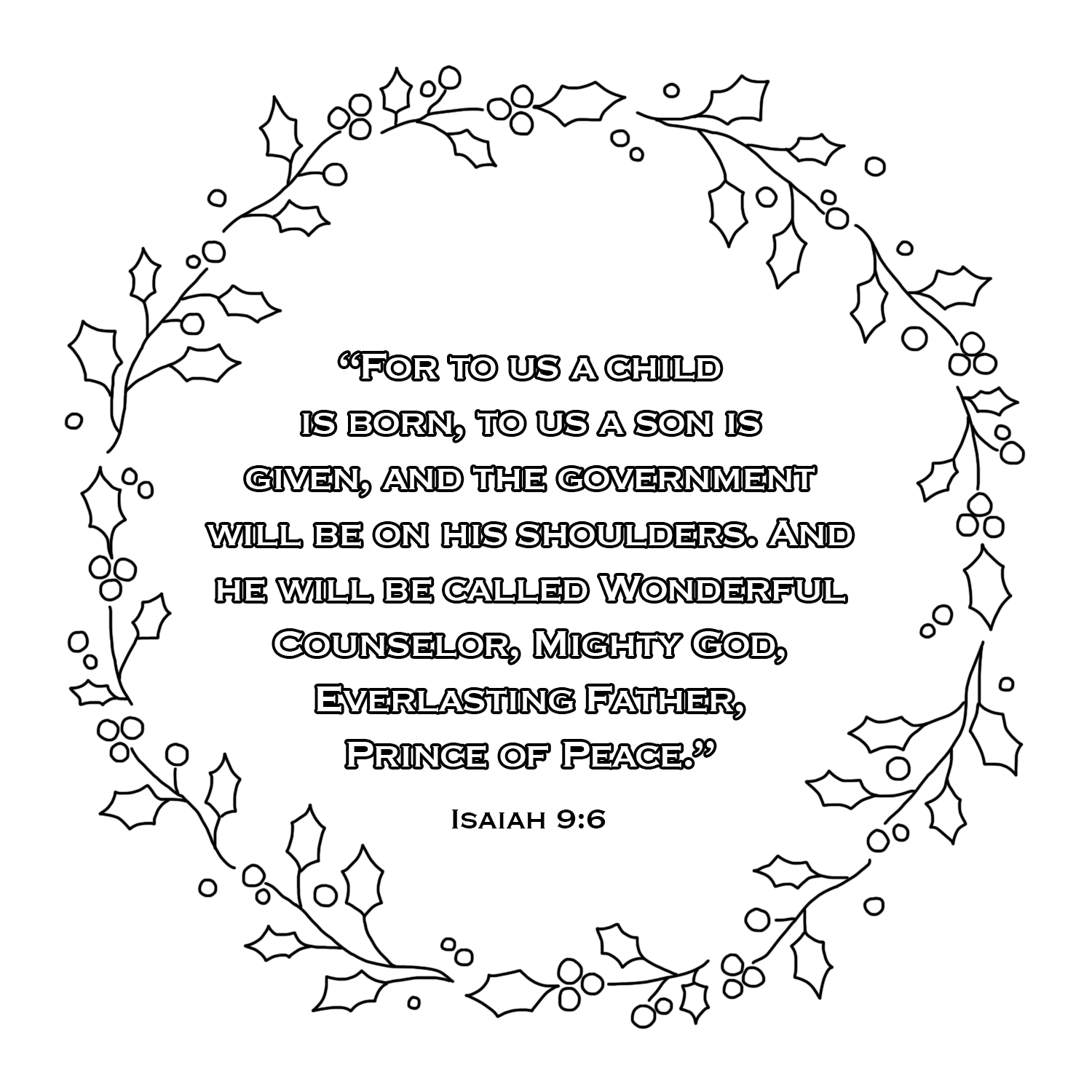 Christmas Coloring Pages with Bible Verses Underbart skapad