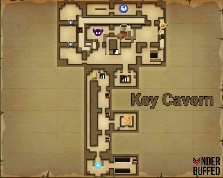 Link's Awakening Key Cavern Dungeon Underbuffed