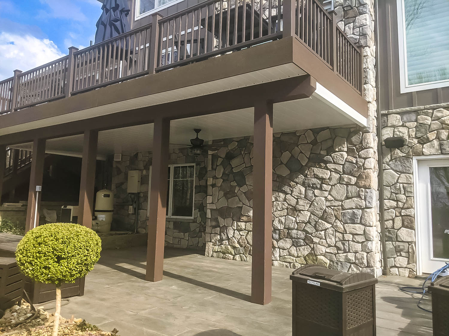 Under Deck Ceilings Gallery Underdeck Rain System Installer