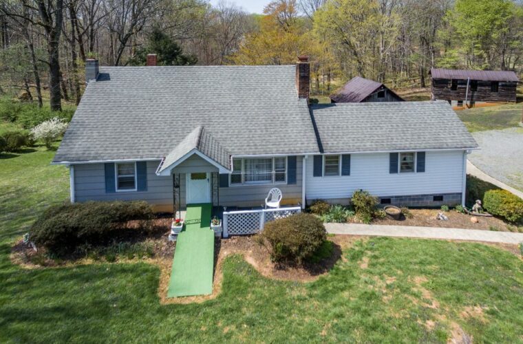 SOLD Cottage on 8.25 Acres Two Barns Two Carports Elkin