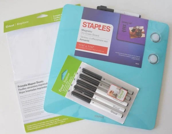 Cricut Basics: Cutting Magnet Sheets (and How To Write and Cut in
