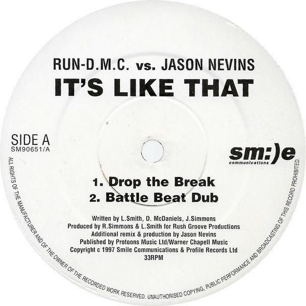 RunDMC vs. Jason Nevins It's Like That Underground Knowledge